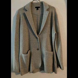 J CREW Gray Wool Blazer